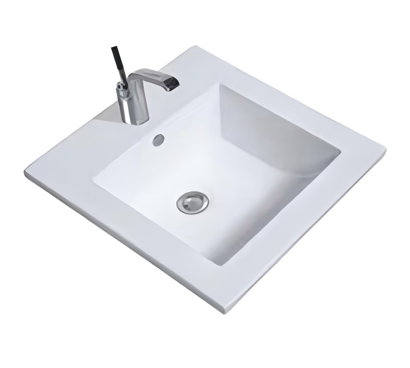How to install thin rim basin