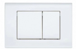 602-ABS square concealed cistern panel white