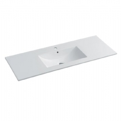 North America Wholesale Hotel Single Bowl Ceramic Washroom Kitchen Bathroom Cabinet With Sink 48