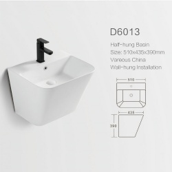 Porcelain Basin Ceramic outdoor Wall Hung Washing Basin