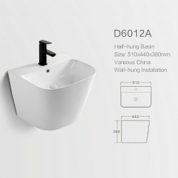 Porcelain Basin Ceramic outdoor Wall Hung Washing Basin