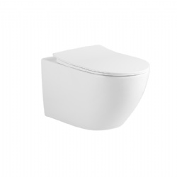 Round-shaped HDEGE At flushing the hole Wall-Hung Toilet