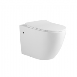 Round-shaped HDEGE At flushing the hole Wall-Hung Toilet