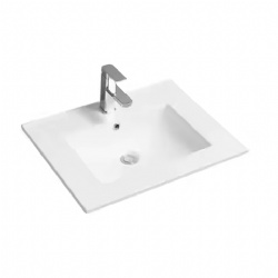 Wholesale Hotel Single Bowl Ceramic Washroom Kitchen Bathroom Cabinet With Sink 24
